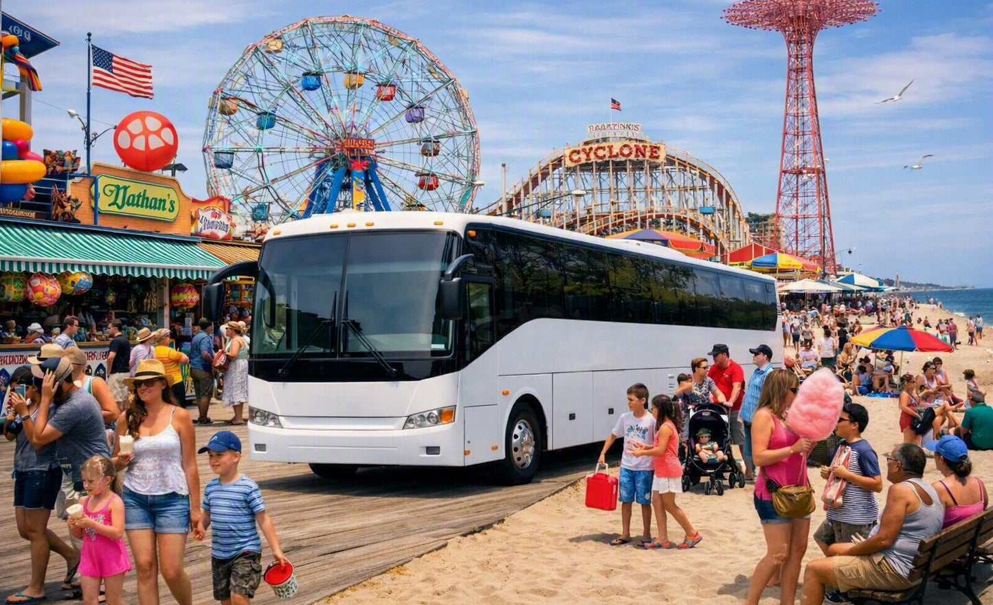 Coney Island Bus Trip – Saturday, July 24, 2027, Departing from Granby MA